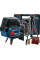 Линейный лазерный нивелир Bosch GCL 2-15 Professional с штативом BT 150, держателем RM 1, мишенью, чехлом