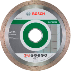 Алмазний круг Bosch Standart for Ceramic 125x22,23x1,6x7 мм, 10 шт