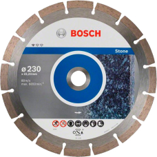 Алмазний круг Bosch Standard for Stone 230x22.23x2.3x10 мм, 10 шт