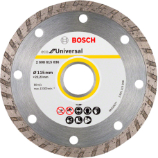 Алмазный круг Bosch ECO Universal Turbo 115x22.23x2.0x7 мм