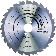 Пильный диск по дереву Bosch Speedline Wood 19х2,4х30 мм 24 ATB/FT