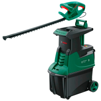 Измельчитель Bosch AXT 25 D с кусторезом EasyHedgeCut 45