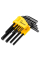 Набор шестигранных торцевых ключей Stanley 1.5-10 мм 10шт.
