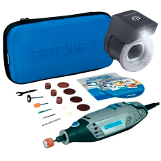 Многофункциональный инструмент Dremel 3000 (3000-15) в мягком кейсе с 15 насадками, с LED-фонариком