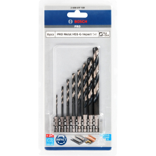 Набор сверл спиральных Bosch PRO Metal HSS-G Impact, 2-10 мм, 8 шт