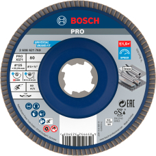 Шліфкруг пелюстковий Bosch X-Lock X571 Best for Metal 125 мм К80 (2608621769)