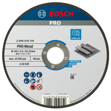 Круг відрізний Bosch PRO Metal 150×2.5×22.23 мм