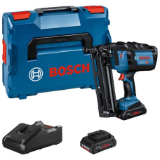 Акумуляторний цвяхозабивач Bosch GNH 18V-64 M Professional з 2 акб ProCORE 18V 4.0Ah та з/п GAL 18V-40 Professional, в кейсі
