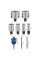 Набор коронок Bosch PRO Multi Material PC Plus 20-64 мм в чемодане, 9 шт