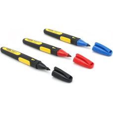 Набір маркерів з гострими наконечниками Stanley FatMax, 3 шт