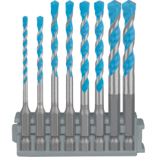 Набор сверл спиральных Bosch Expert HEX-9 MultiConstruction Pick and Click, 3-8 мм, 8 шт