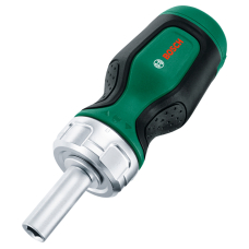 Короткая отвертка Bosch 1600A032UZ с храповиком и 6-ю битами
