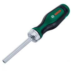 Отвертка Bosch с храповиком и 12 битами