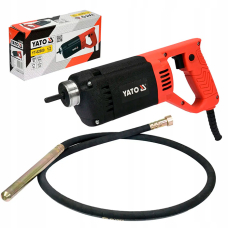 Вібратор глибинний для бетону  Yato 1200 Вт, 3 м 35 мм, з булавою