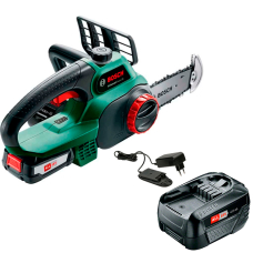 Акумуляторна ланцюгова пила Bosch UniversalChain 18 з 1 акб PBA 18V 2,5 Ah W-B, 1 акб PBA 18V 4.0 Ah та з/п AL 1820 CV