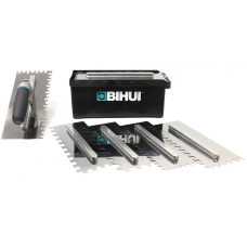 Набір зубчатих шпателів BIHUI COMBO у кейсі, 8 шт