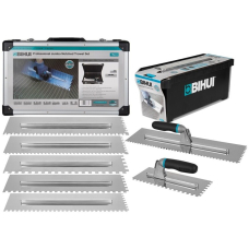 Набір BIHUI Jumbo 12 зубчатих шпателів, 2 ручки, 2 кейси