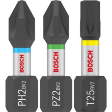 Набір ударних біт Bosch PRO Impact PH, PZ, TX 25 мм, 25 шт
