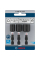 Набір ударних головок Bosch PRO Nutseter Impact, 3 шт