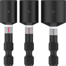 Набор ударных головок Bosch PRO Nutseter Impact, 3 шт