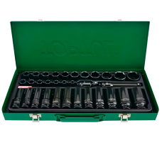 Набір ударних головок Toptul 1/2" 8-32 мм, 32 шт