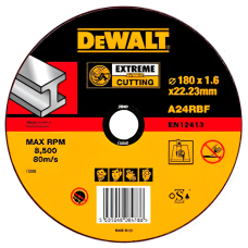 Круг відрізний HIGH PERFORMANCE DeWALT 180х1.6х22.23