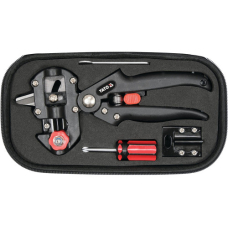 Секатор для щеплення та обрізки Yato з аксесуарами, в м'якому пеналі