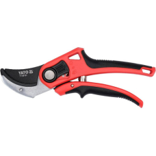 Секатор з округленими лезами і ковадлом Yato 12/20 мм, 208 мм