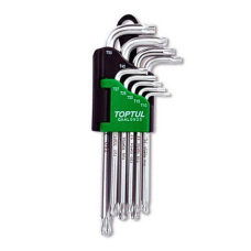Набор Г-образных ключей Toptul Torx T10-T50, 9 шт