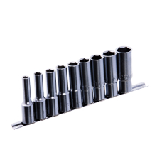 Haбоp торцевых головок Toptul 1/2" 8,10,12-15,17,19,22 мм, на держателе, 9 шт
