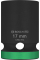 Ударная торцевая головка Bosch Pro Impact Socket Standard 1/2", 17х38 мм