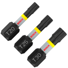 Набір біт Bosch Pro Torx Impact Set T25/30/40, 25 мм, 3 шт