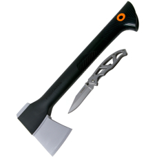 Набір Fiskars сокира теслярська мала Solid A6 + Складаний ніж Gerber Paraframe™