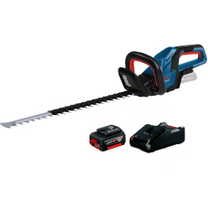 Кущоріз акумуляторний Bosch GHE 18V-60 Professional, 1 акб GBA 18V 4.0Ah і з/п GAL 18V-40