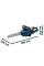 Акумуляторна ланцюгова пила Bosch GKE 18V-40 Professional з акб ProCORE18V 8 Ah та з/п GAL 1880 CV