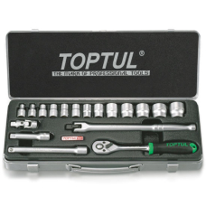 Набір інструменту Toptul GCAD1806 3/8", кейс, 18 шт