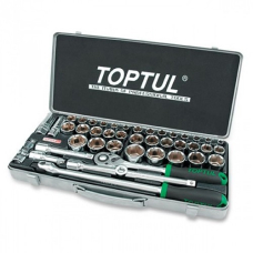 Набор инструмента Toptul GCAD3803 (дюйм + метр.) 1/2" 43 шт