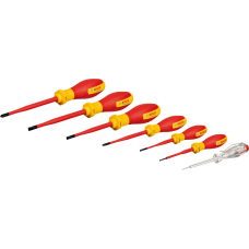 Набор изолированных отверток Bosch Professional VDE SL/PH с индикатором, 7 шт