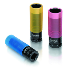 Набор головок для шиномонтажа Toptul Pro-Series 1/2" 17,19, 21 мм