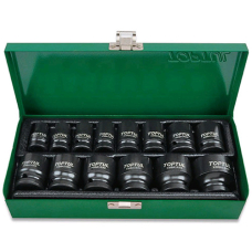 Набор ударных дюймовых головок Toptul GEAD1401 3/8"-1-1/4", 14 шт