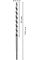 Сверло винтовое Bosch Pro Wood Auger Bit, 6х95х160 мм