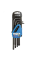 Набор ключей Torx Г-образных удлиненных Hoegert S2, 9 шт
