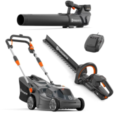 Акумуляторна газонокосарка Husqvarna Aspire LC34-P4A KIT + кущоріз Aspire H50-P4A + повітродувка Aspire B8X-P4A