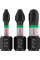 Набор бит Bosch Pro Pozidriv Impact Set PZ1/2/3, 25 мм, 3 шт