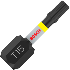 Біти Bosch Pro Torx Impact T15, 25 мм, 2 шт
