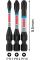 Набор бит Bosch Pro Phillips Impact Set PH1/2/3, 55 мм, 3 шт