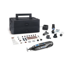 Акумуляторний мультиінструмент Dremel 8240-5/65 Platinum+, 2 акб 12 V 2.0 Ah, з/п GAL12V-20, аксесуари, у кейсі