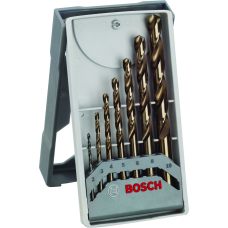 Набор сверл спиральных Bosch PRO Stainless Steel HSS-Co Set, 2-10 мм, 7 шт