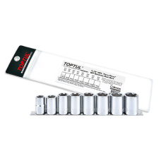 Набір торцевих головок TopTul Torx Plus EP 1/2" EP18-EP32, 8 шт
