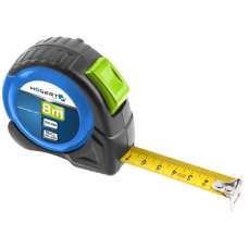 Рулетка двостороння Hoegert 8 м х 25 мм